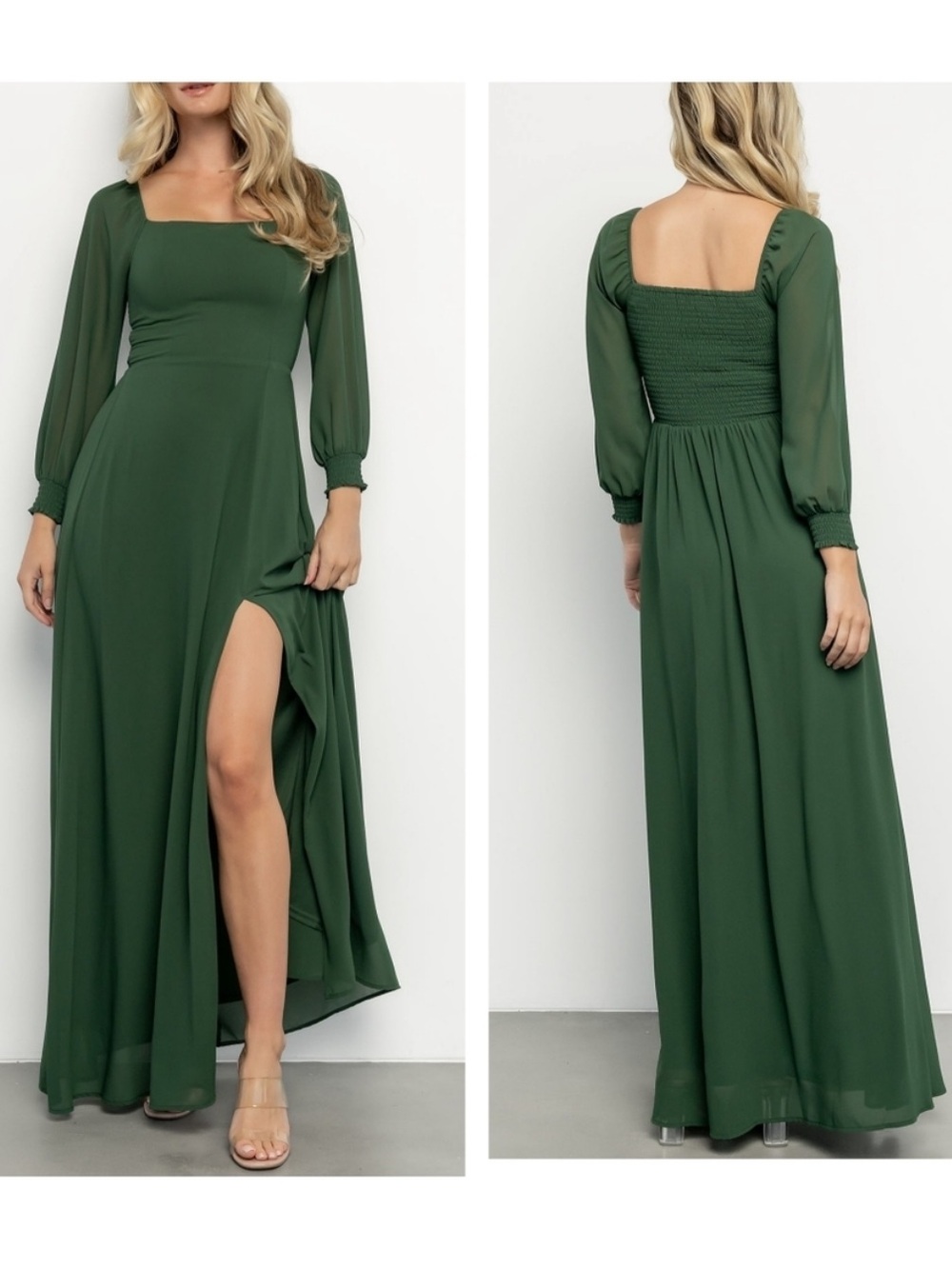 NWT Baltic Born Giselle Maxi Dress Evergreen Cocktail Formal Size Medium M